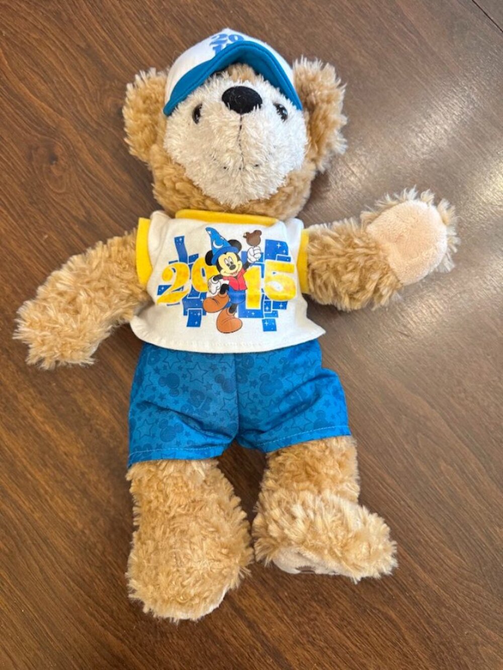Duffy The Disney Bear 2015 Disney Parks Exclusive 14" Mickey Mouse Baseball